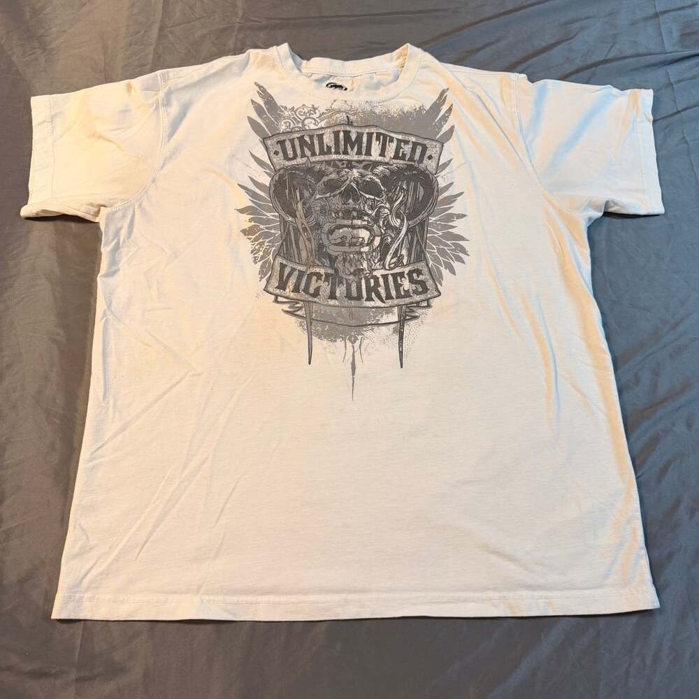 Ecko Unltd MMA Men's Graphic Tee Black Skull Wings